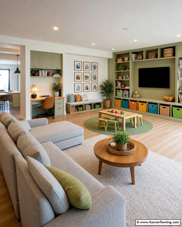 Multifunctional Family Space - 30 Inspiring Home Decor Ideas to Refresh Your Living Space