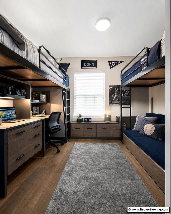 Multifunctional Furniture - 25 Boys Dorm Room Ideas for Stylish Spaces