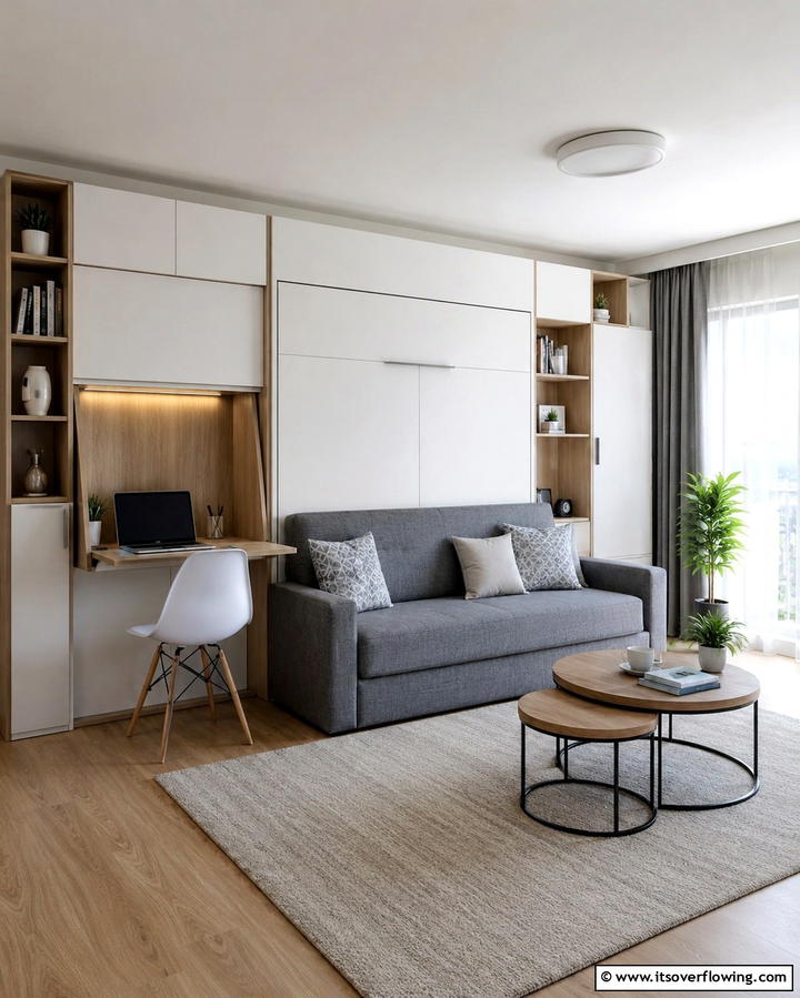 Multifunctional Living Design - 30 Feng Shui Living Room Layouts for Harmony & Flow