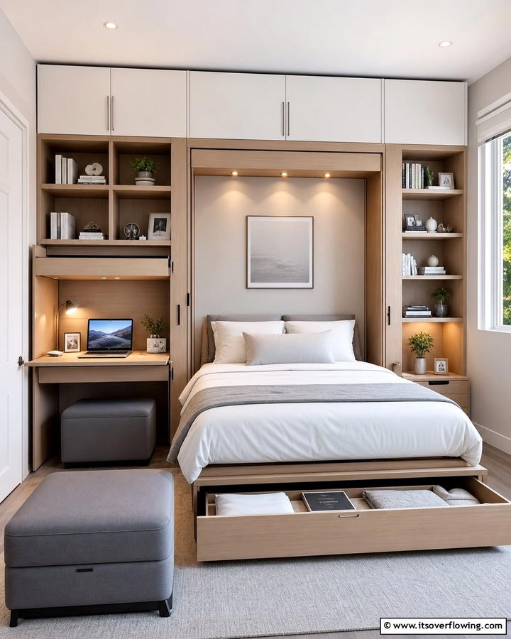 Multifunctional Marvel - 21 Modern Bedroom Ideas to Create a Serene Retreat