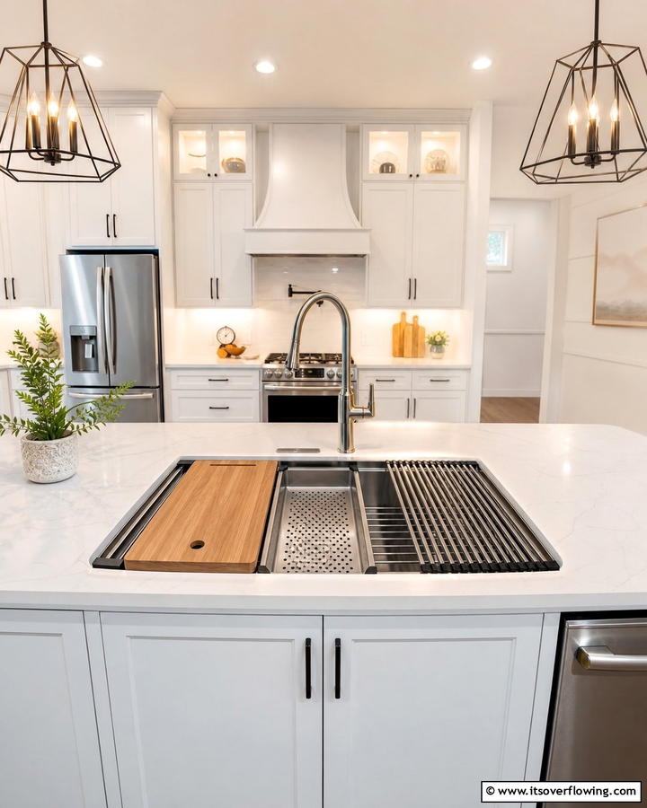 Multifunctional Sink Accessories - 30 Kitchen Sink Ideas Combining Function and Style