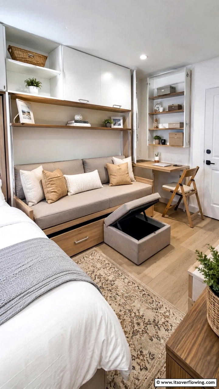 Multifunctional Space Integration - 30 Bedroom Sitting Area Ideas for Relaxation & Style