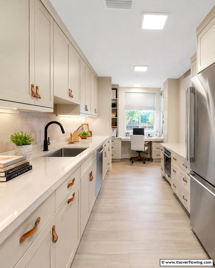 Multipurpose Utility Areas - 30 Galley Kitchen Ideas for Efficient and Stylish Layouts