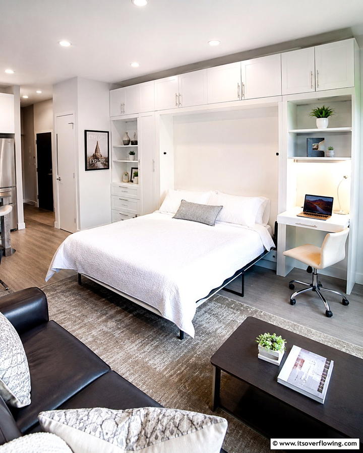 Murphy Beds - 20 Studio Furniture Ideas for Small Spaces