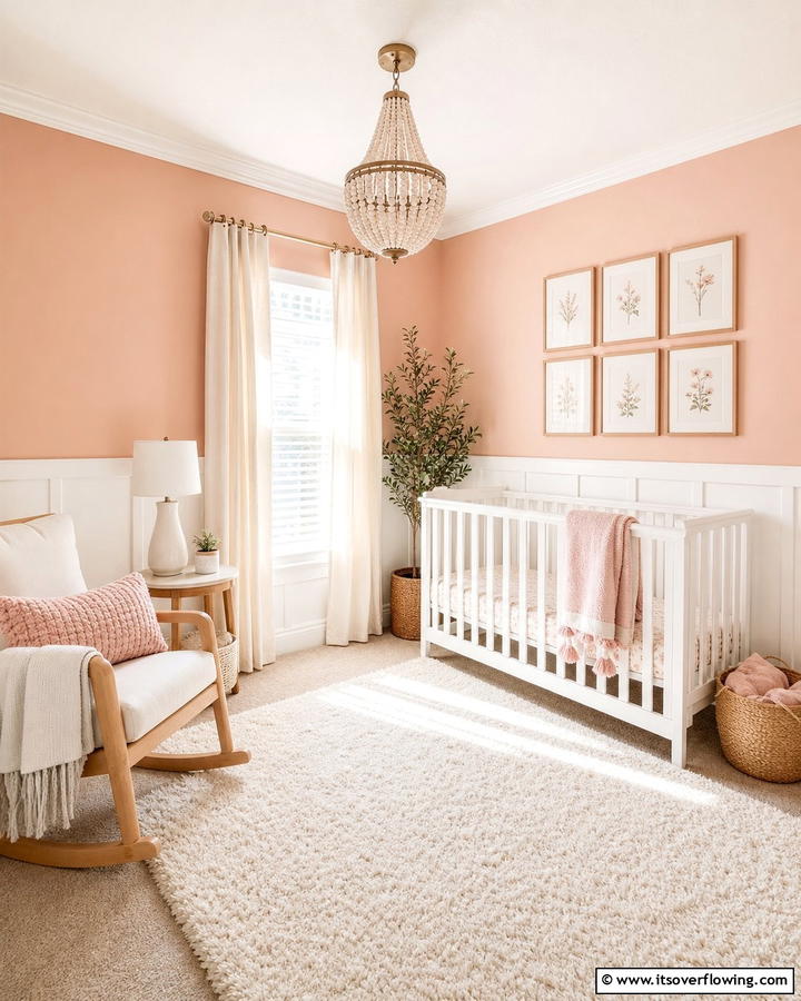 Muted Peach - 25 Calming Paint Colors for a Relaxing Home