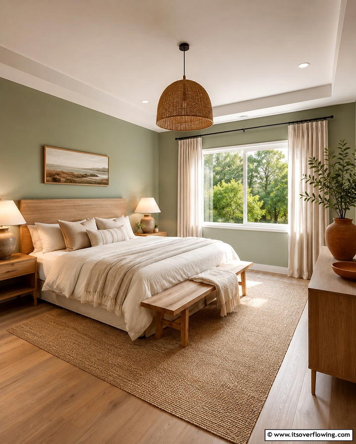 Muted Sage Green - 25 Mexican Interior Paint Colors for a Vibrant and Authentic Home