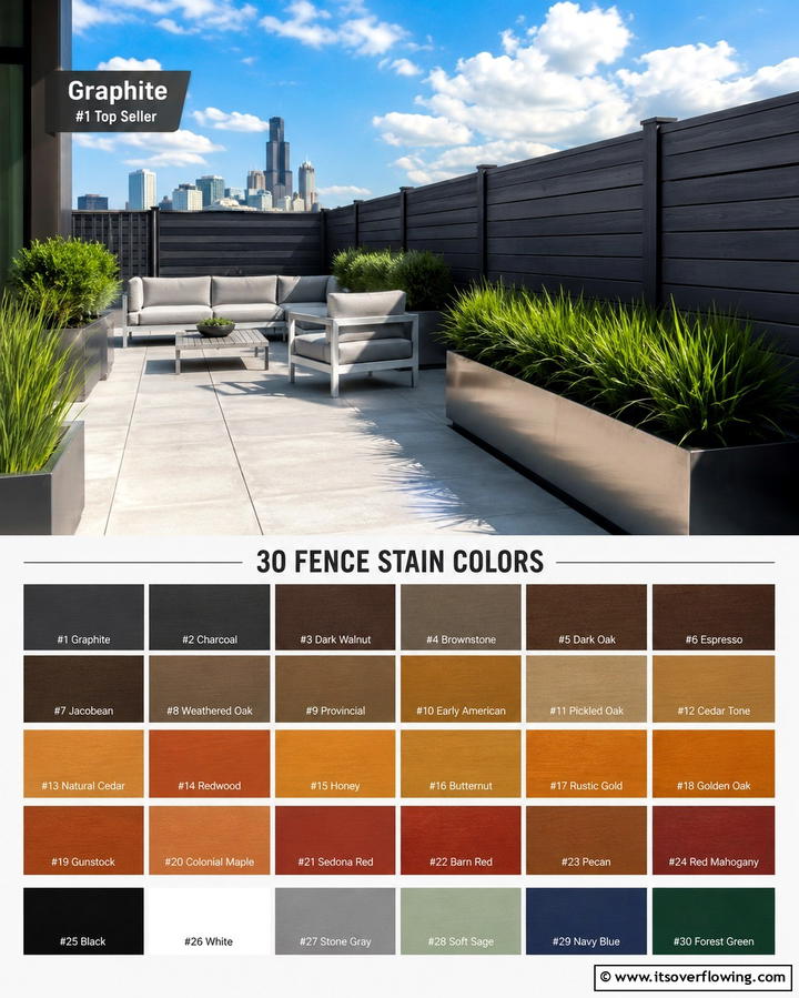 Mystic Teal Vibe - 30 Fence Stain Colors to Enhance Wood’s Natural Look
