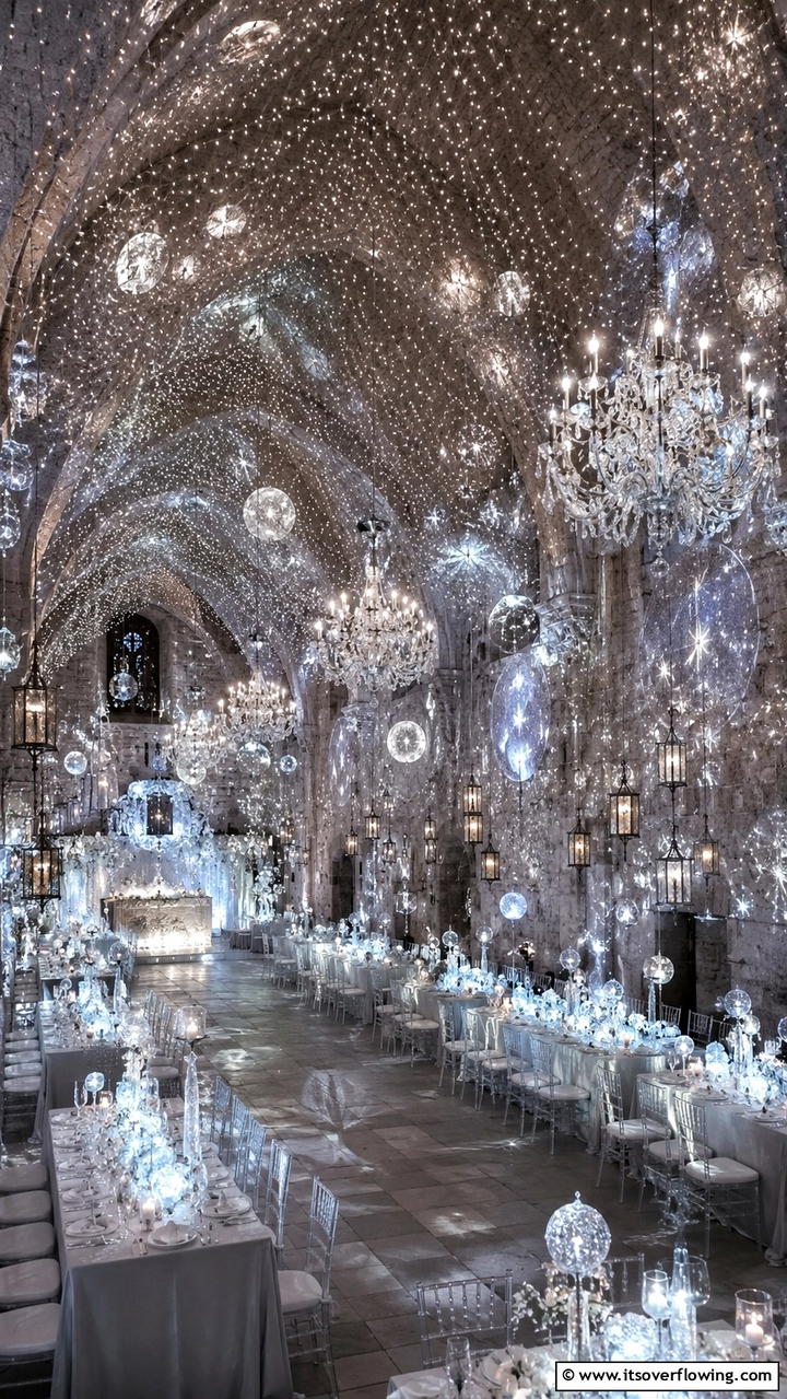 Mystical Spellbinding Lighting - 30 Harry Potter Wedding Ideas- Enchanting Themed Celebrations