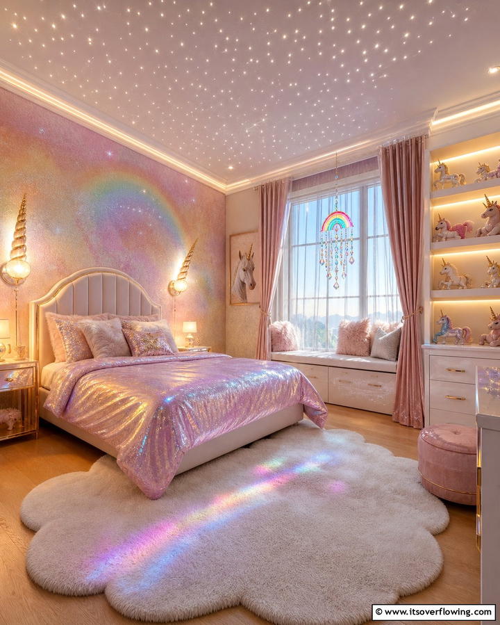 Mythical Unicorn Haven - 25 Fantasy Bedroom Ideas for a Magical Escape