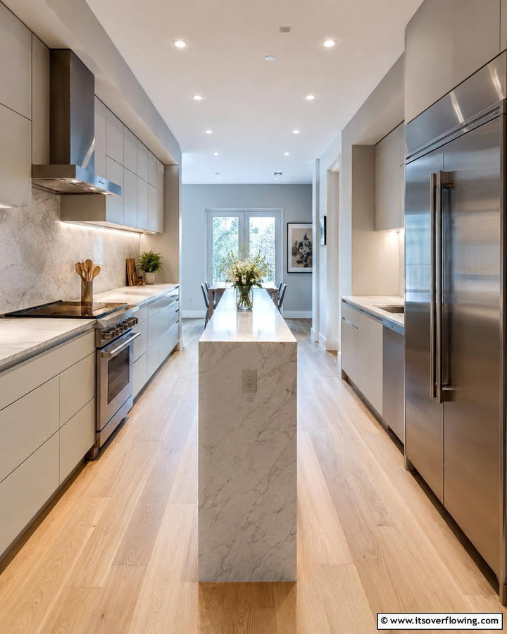 Narrow Kitchen Islands - 25 Small Kitchen Island Ideas for Compact Spaces