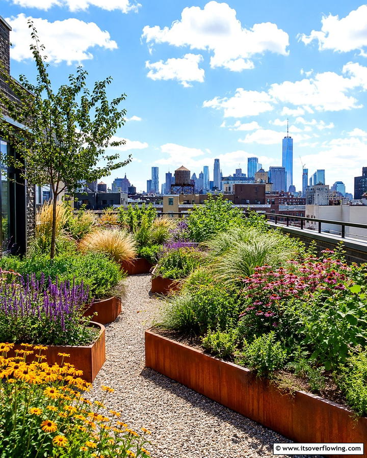 Native Plant Gardens - 25 Rooftop Garden Ideas for Urban Green Spaces
