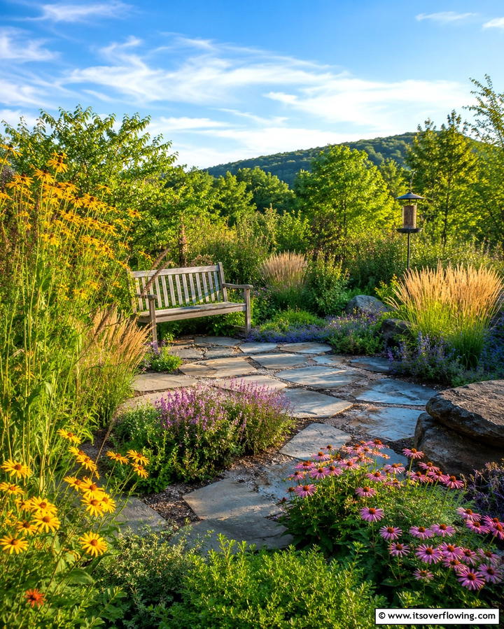 Native Plant Sanctuary - 30 Patio Garden Ideas for Lush Small-Space Greenery