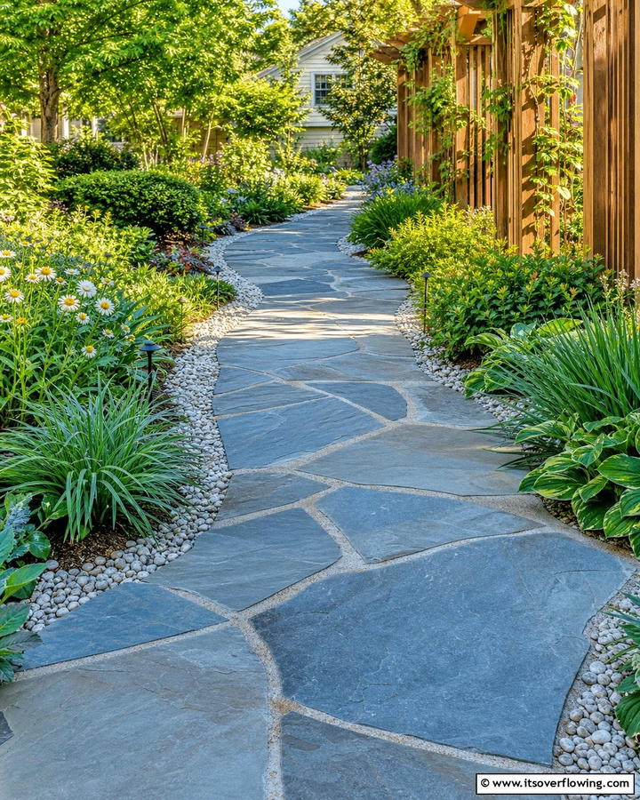 Natural Bluestone Pathways - 25 Beautiful Bluestone Patio Ideas for Outdoor Living