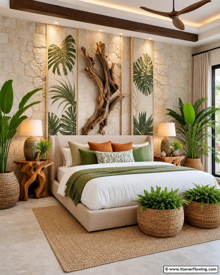 Natural Element Decor - 21 Bedroom Wall Decor Ideas to Elevate Your Personal Sanctuary