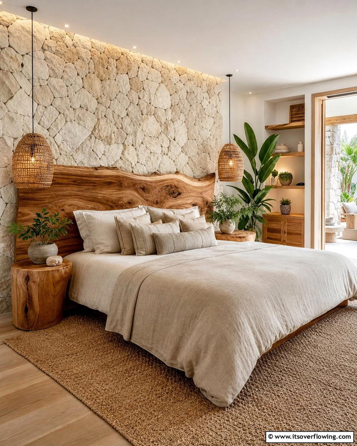 Natural Elements - 21 Cozy Bedroom Ideas for Relaxing Retreats