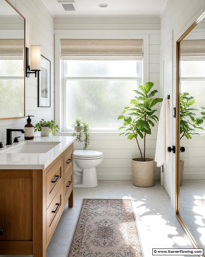 Natural Light Enhancement - 20 Small Bathroom Lighting Ideas for a Bright and Spacious Feel