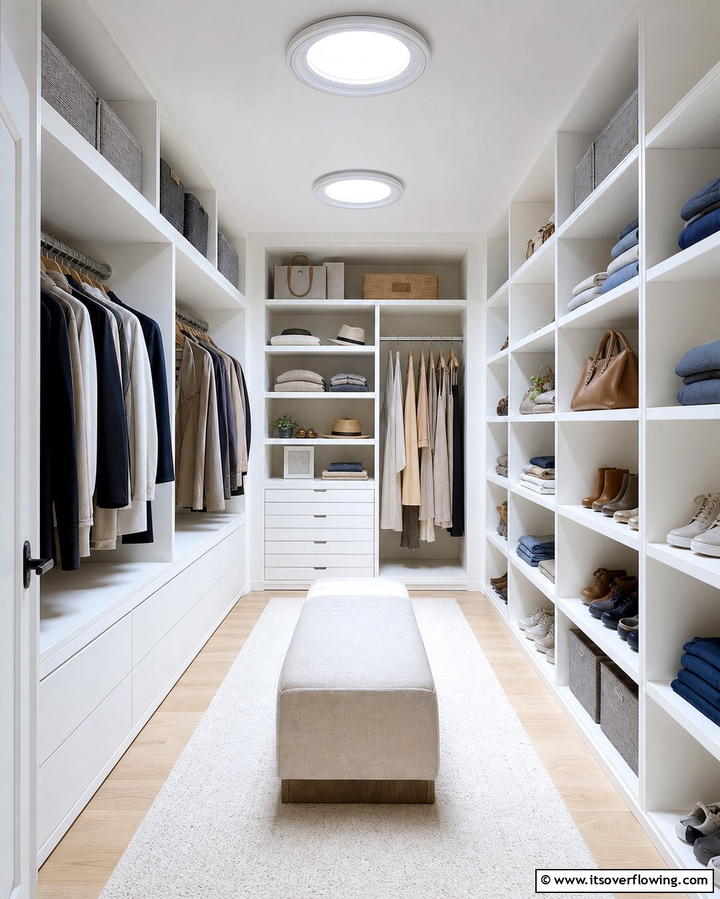 Natural Light Tubes - 25 Bright Closet Lighting Ideas for Organized Spaces