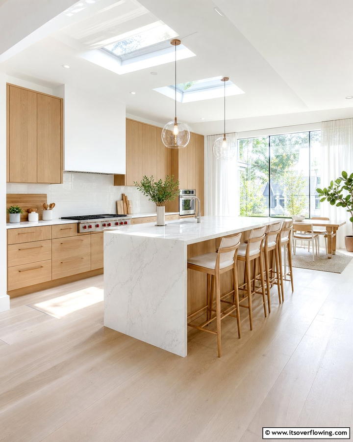 Natural Lighting Emphasis - 21 Modern Kitchen Ideas for Sleek, Functional Spaces