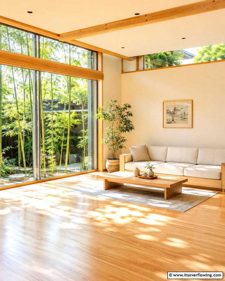 Natural Lighting to Enhance Serenity - 25 Japanese Style Living Room Ideas for Serenity