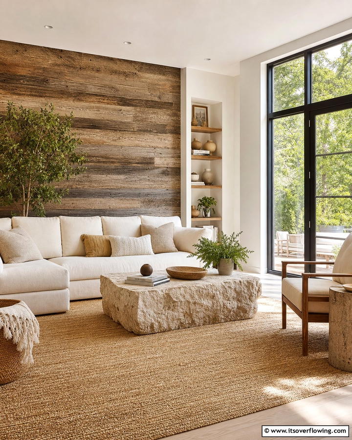 Natural Materials for Organic Touches - 30 Minimalist Decorating Ideas for a Clutter-Free Home