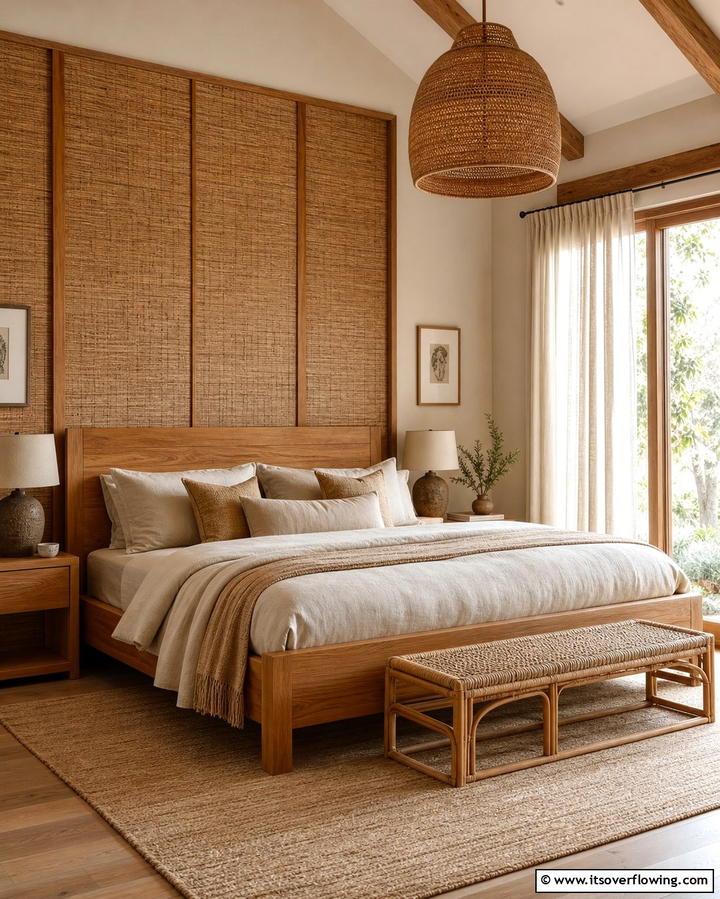 Natural Materials to Enhance Serenity - 25 Zen Bedroom Ideas for a Calm and Serene Space