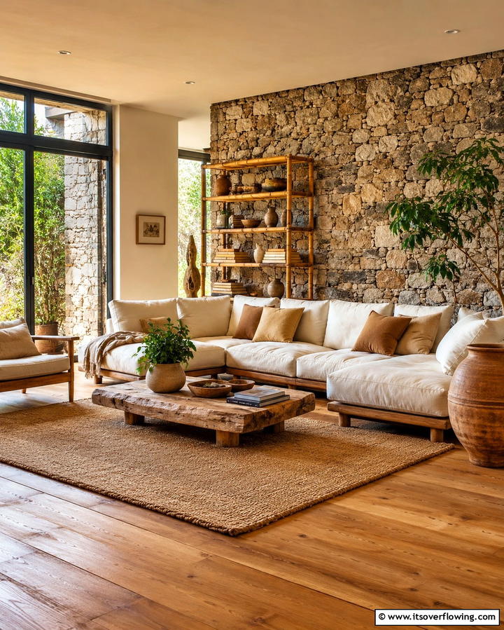 Natural Materials - 25 Contemporary Interior Design Style Ideas