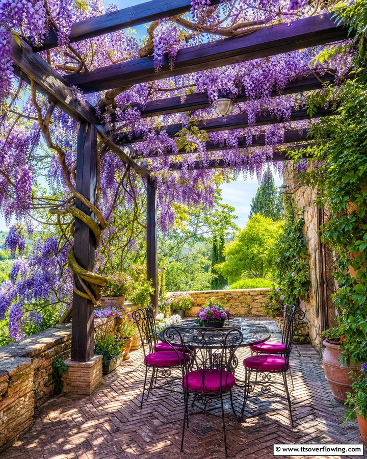 Natural Shade with Climbing Plants - 25 Pergola Shade Ideas to Transform Your Outdoor Space