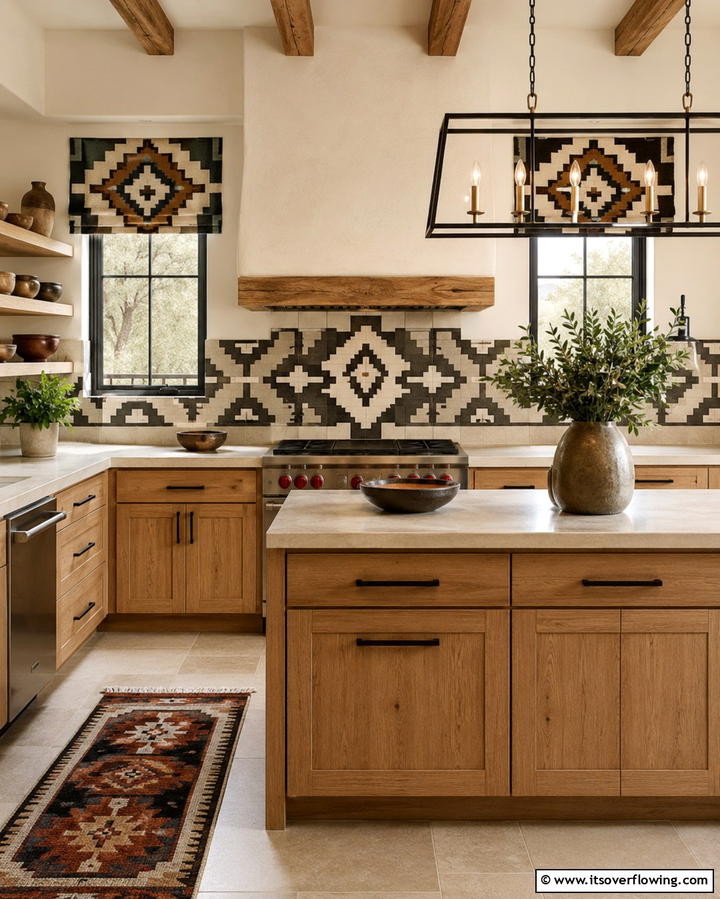 Natural Stone Countertops - 25 Southwestern Kitchen Ideas for a Warm Appeal