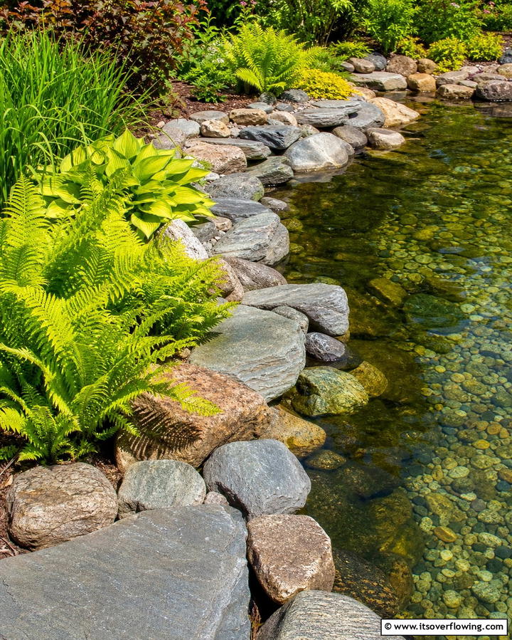 Natural Stone Edges - 25 Pond Edging Ideas for a Polished Look