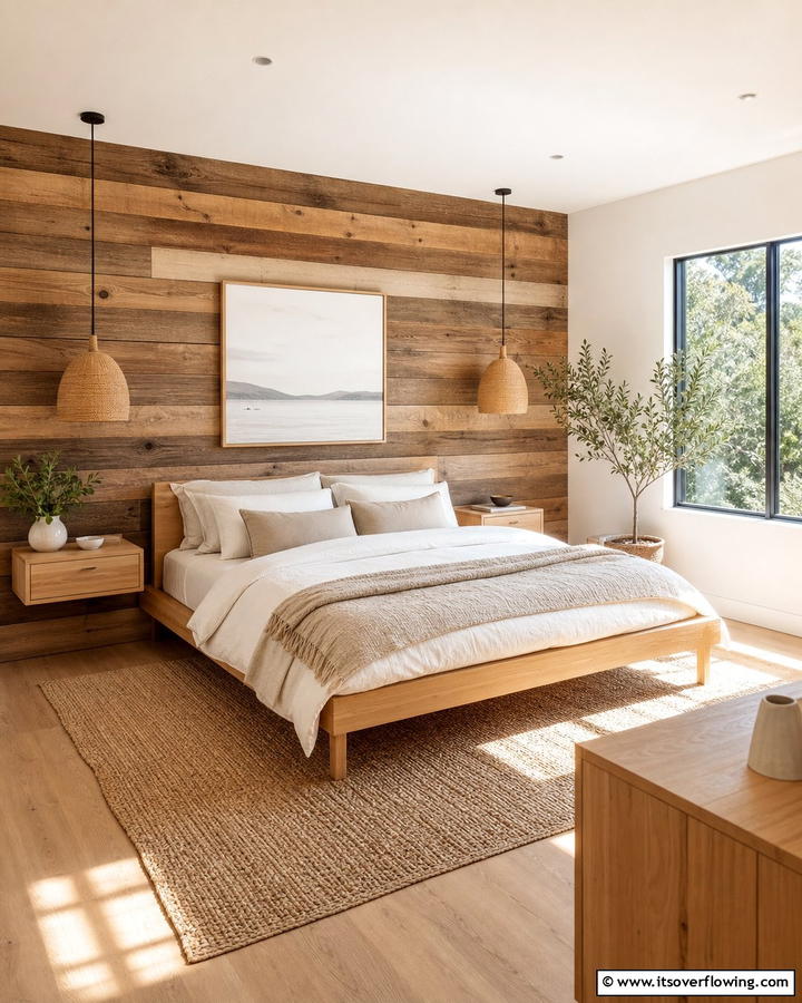 Natural Wood Accents - 21 Scandinavian Bedroom Designs for Minimalist Comfort
