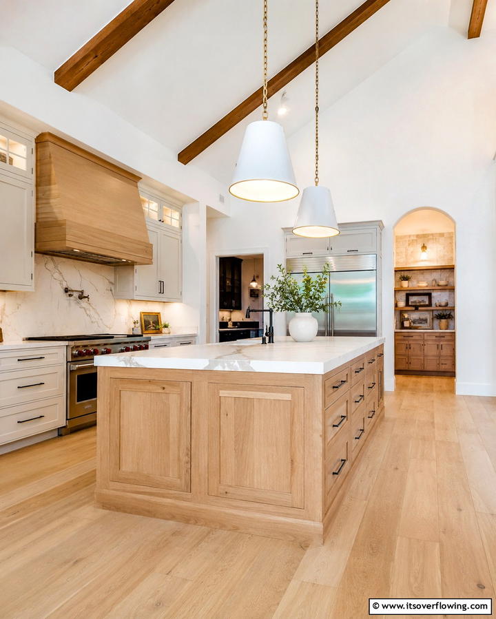 Natural Wood Accents - 25 Organic Kitchen Design Ideas for a Natural Look