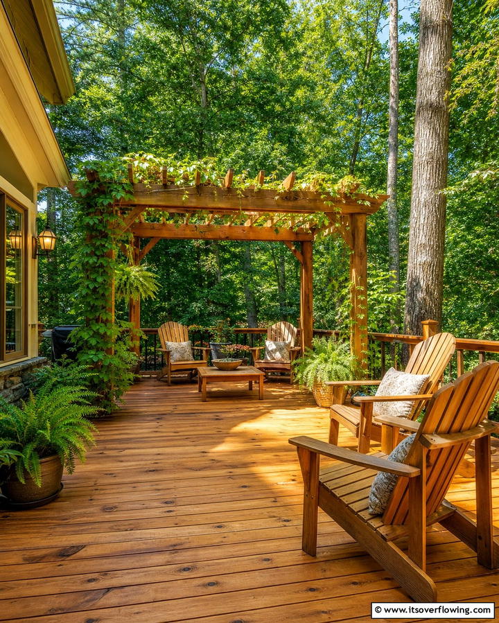 Natural Wood Decking for Timeless Appeal - 25 Deck Flooring Ideas for a Beautiful Outdoor Space
