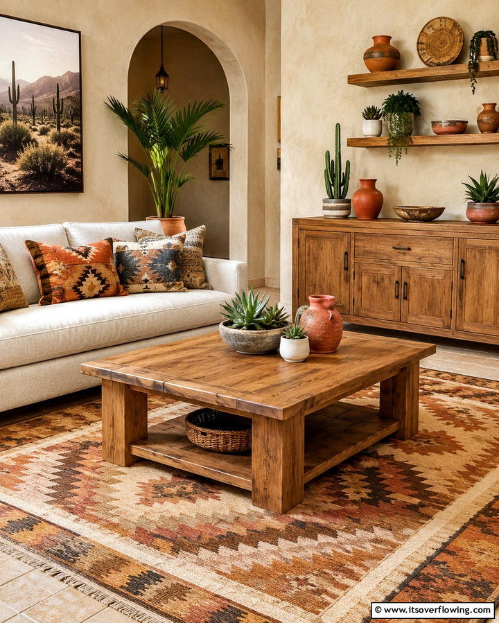 Natural Wood Furniture - 25 Desert Themed Room Ideas for a Warm and Inviting Space
