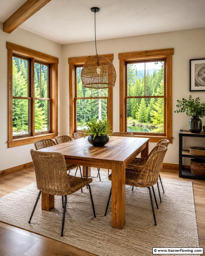 Natural Wood Trim - 25 Window Trim Ideas to Enhance Your Home’s Charm