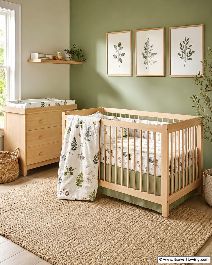 Nature Inspired Bedding Sets - 25 Woodland Nursery Ideas for a Nature-Inspired Room