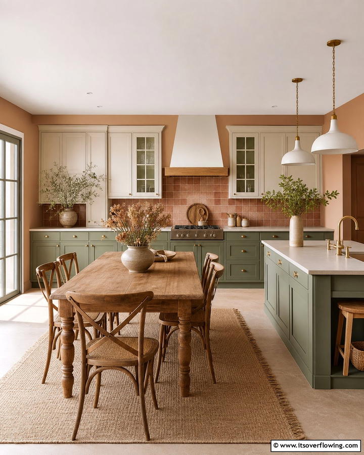 Nature Inspired Color Palettes - 21 Country Kitchen Ideas with Farmhouse Appeal