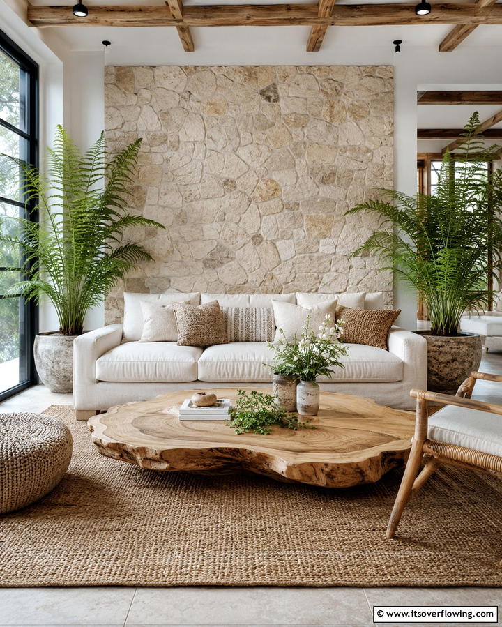 Nature Inspired Decor - 30 Feng Shui Living Room Layouts for Harmony & Flow