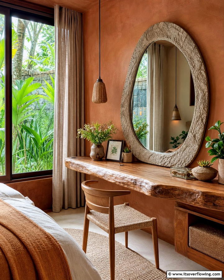 Nature Inspired Design - 20 Dressing Table Ideas for a Chic and Functional Space