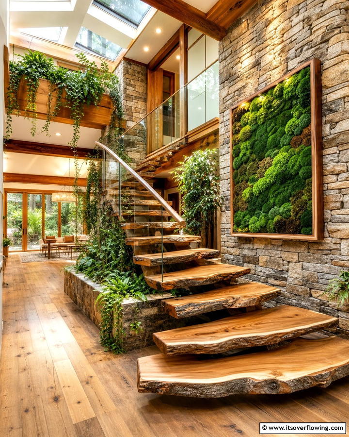 Nature Inspired Design - 30 Wooden Staircase Ideas for Modern and Rustic Homes