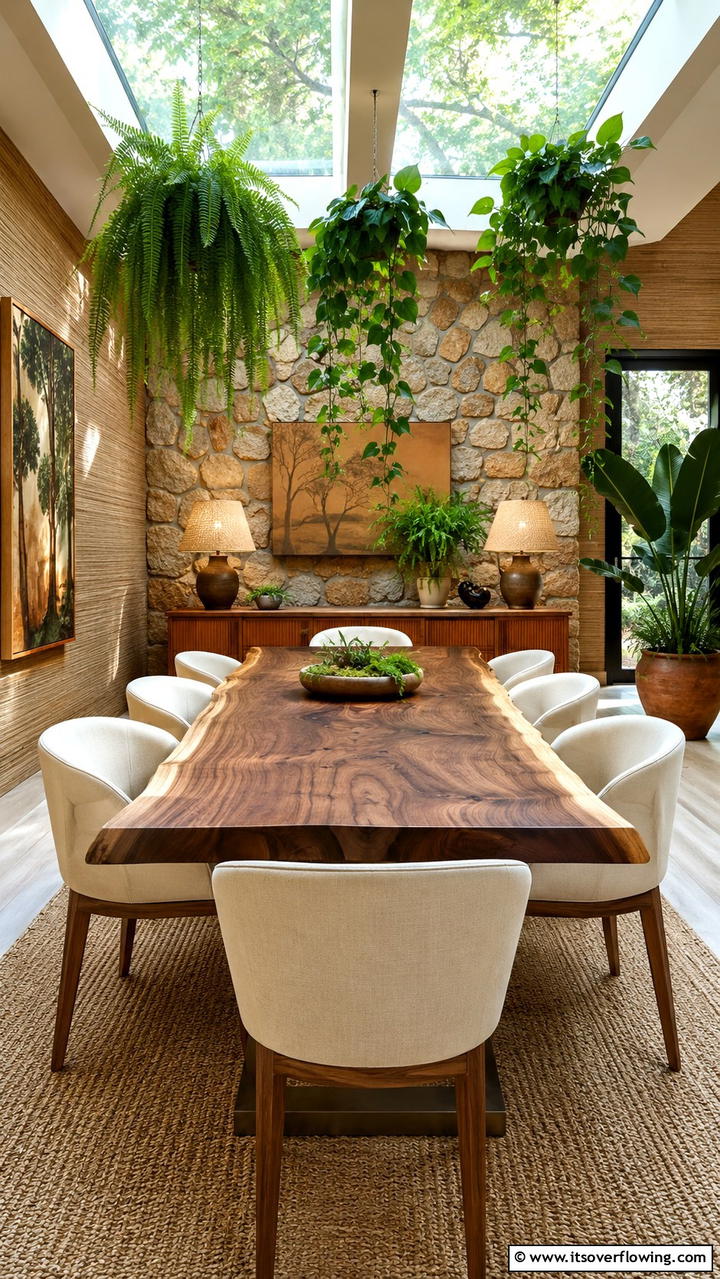 Nature Inspired Dining - 30 Dining Room Ideas for Memorable Gatherings
