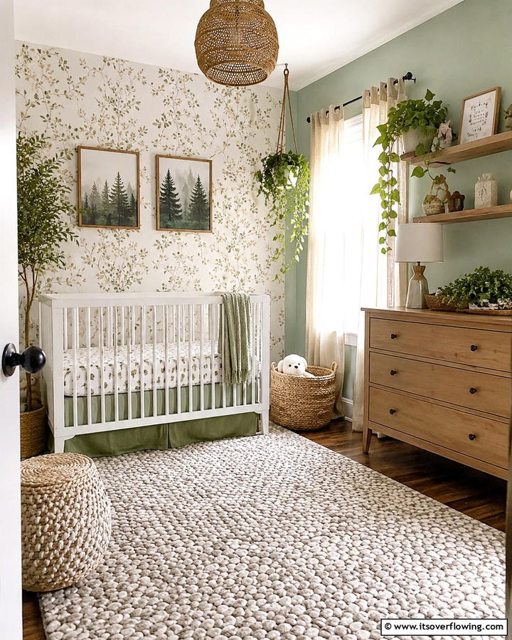 Nature Inspired Nook - 30 Small Nursery Ideas for Adorable Compact Spaces