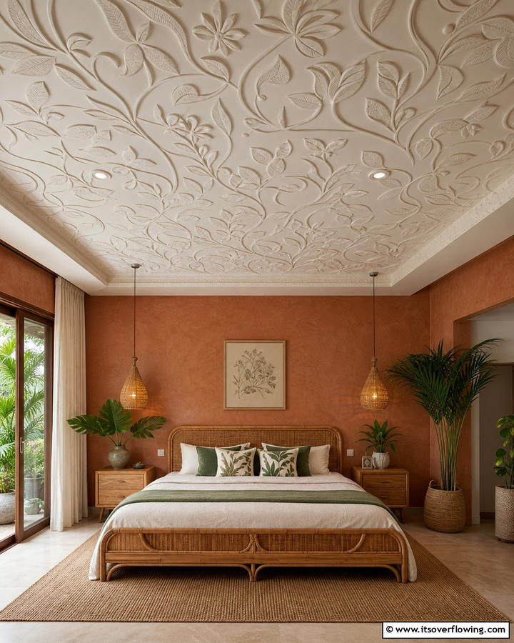 Nature Inspired Pop Ceiling Design - 17 Pop Ceiling Design Ideas for Modern Interior Spaces