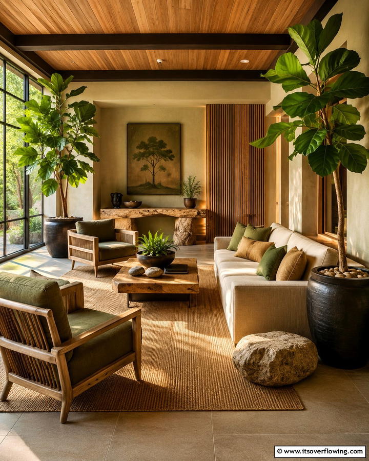 Nature Inspired Retreat - 25 Meditation Room Ideas for Peaceful Retreats
