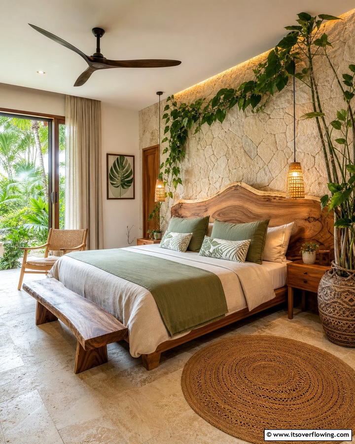 Nature Inspired Retreat - 21 Modern Bedroom Interior Design Ideas for Elegant Spaces