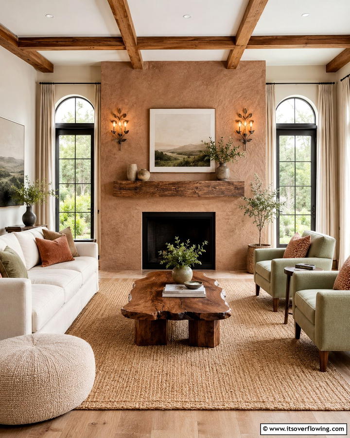 Nature Inspired Sconces - 25 Fireplace Sconces Ideas for a Warm Ambiance