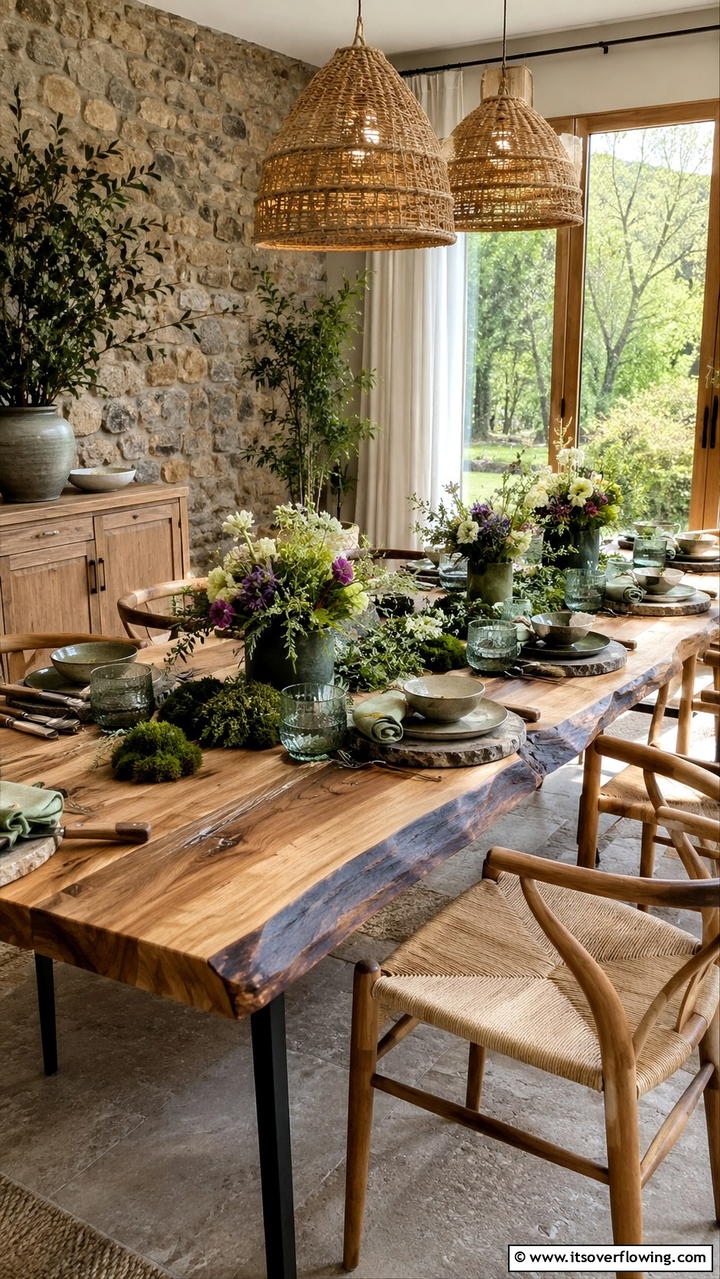 Nature Inspired Table Setting - 21 Creative Table Setting Ideas for Every Occasion
