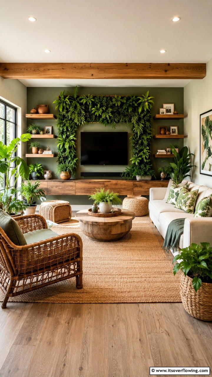 Nature Inspired Tv Room - 21 Cozy TV Room Ideas for Ultimate Entertainment Spaces
