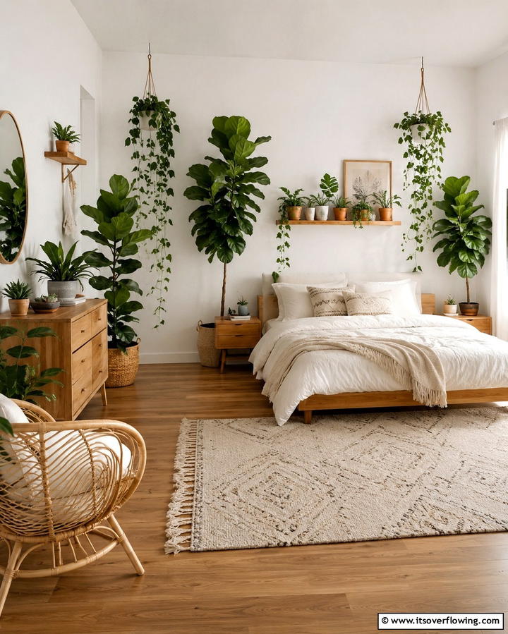 Nature Inspired Wall Murals - 25 Hippie Bedroom Ideas for a Boho-Chic Vibe