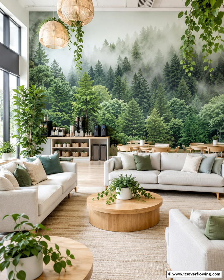Nature Inspired Wall Murals - 25 Office Wall Murals to Inspire Creativity and Productivity