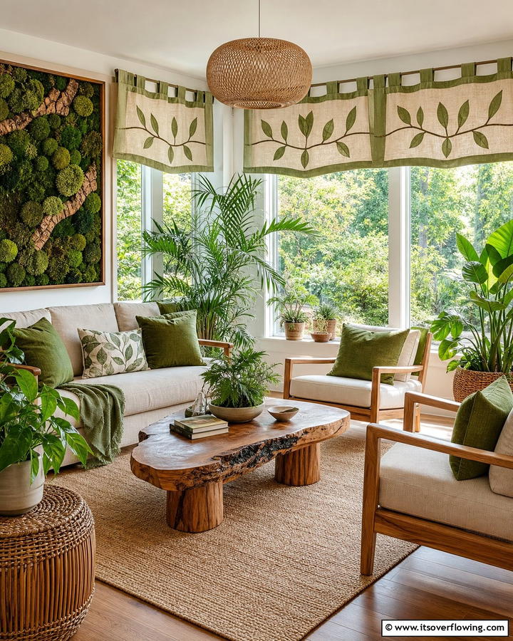 Nature Inspired - 21 Elegant Window Valance Ideas to Frame Your View